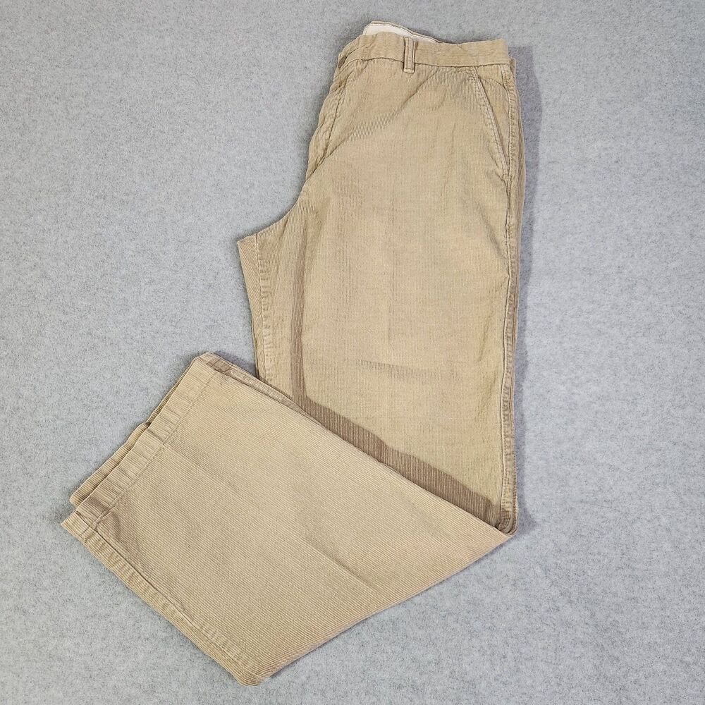 Dockers D3 Classic Fit Men's Corduroy Pants 36x32 Tan Khaki